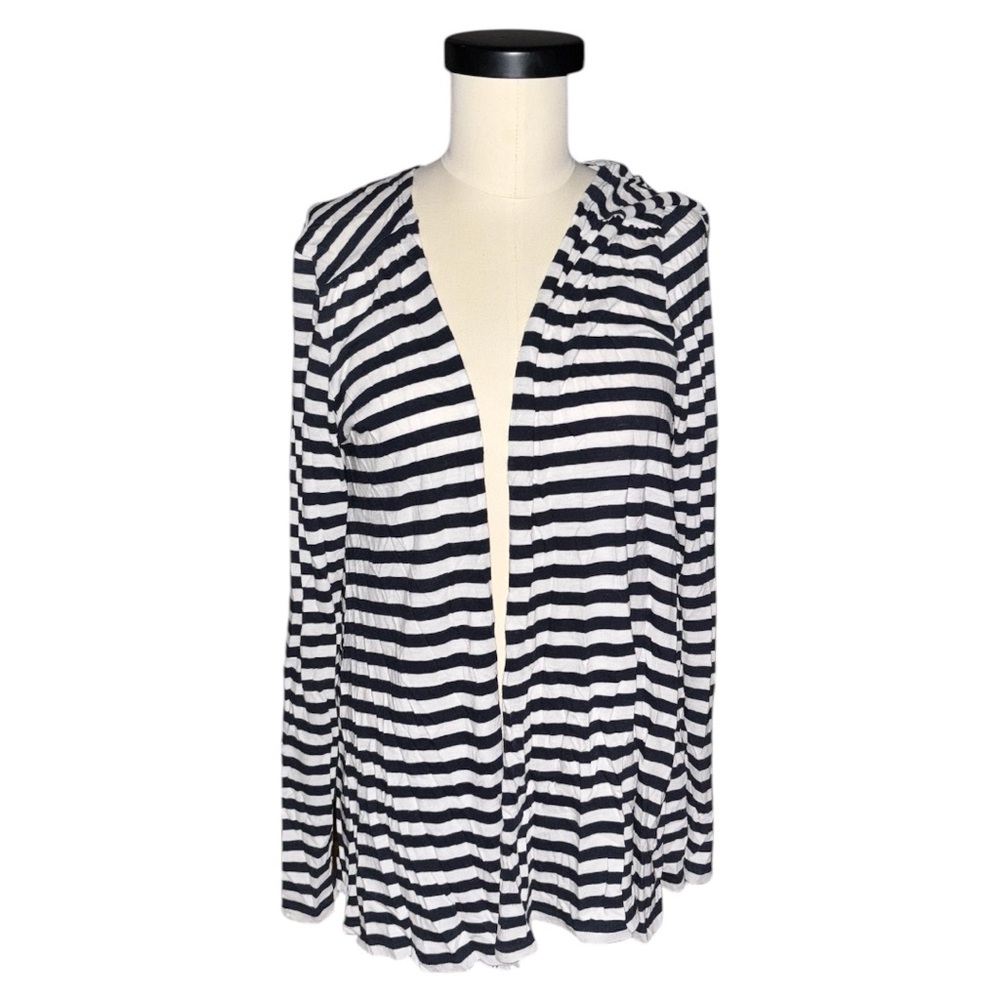 Vineyard Vines Navy Blue & White Cardigan Sweater